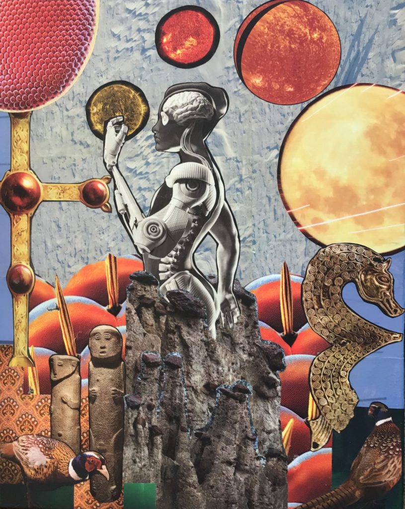 Collage Created by collage artist, Rebecca Taylor